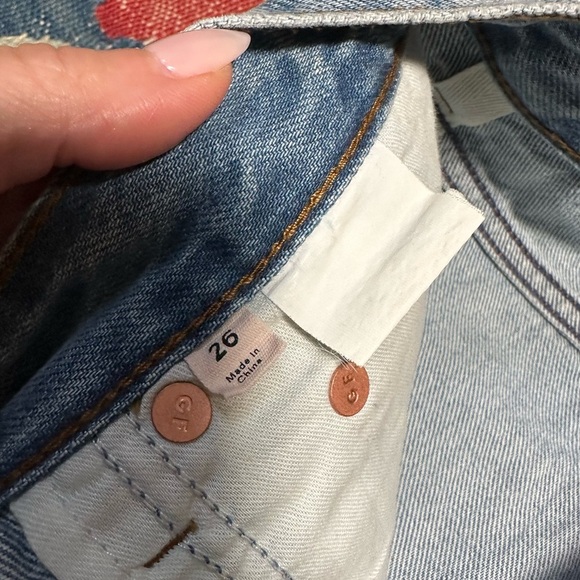 GRLFRND x Maggie MacDonald Jade Low Rise Relaxed Flare Jeans in Fairfax North - Picture 11 of 13